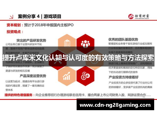 提升卢库米文化认知与认可度的有效策略与方法探索 提升卢库米文化认知与认可度的有效策略与方法探索